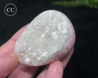 Polished Rhodochrosite with Quartz - Peru #4