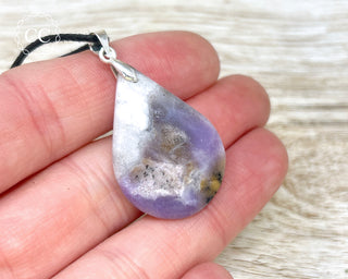 Purple Merlinite | Dendritic Opal Necklace #7