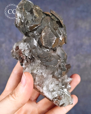 Calcite with Pyrite - Daye Mine, Hubei #3