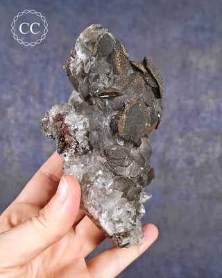 Calcite with Pyrite - Daye Mine, Hubei #3