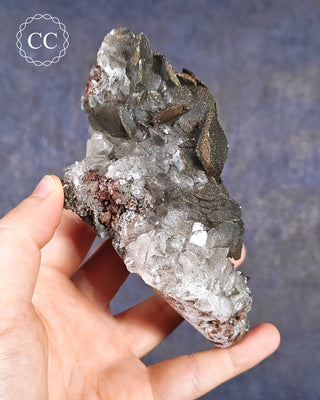 Calcite with Pyrite - Daye Mine, Hubei #3