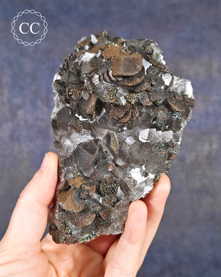 Calcite with Pyrite - Daye Mine, Hubei #2
