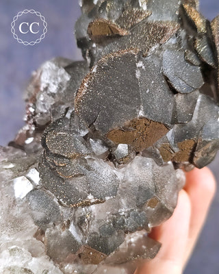 Calcite with Pyrite - Daye Mine, Hubei #3