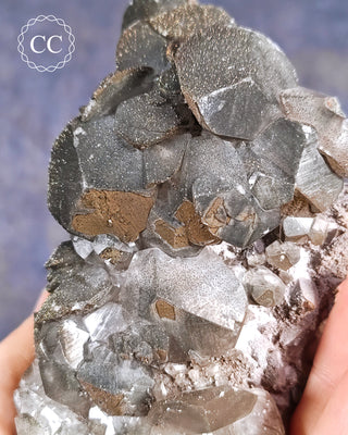Calcite with Pyrite - Daye Mine, Hubei #3