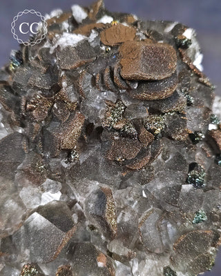 Calcite with Pyrite - Daye Mine, Hubei #2