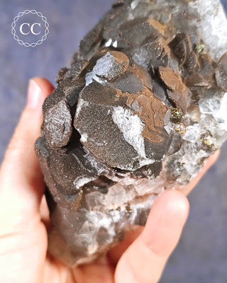 Calcite with Pyrite - Daye Mine, Hubei #4
