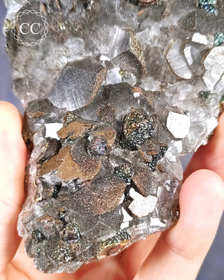 Calcite with Pyrite - Daye Mine, Hubei #2