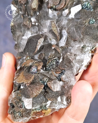 Calcite with Pyrite - Daye Mine, Hubei #2