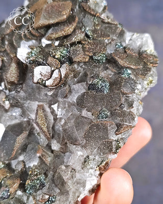 Calcite with Pyrite - Daye Mine, Hubei #2