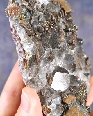 Calcite with Pyrite - Daye Mine, Hubei #2