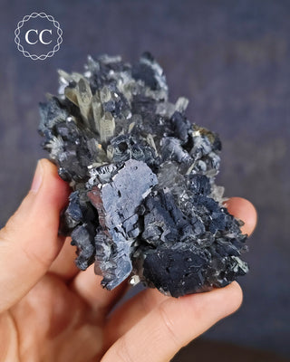 A specimen of Quartz and Galena from Bulgaria 