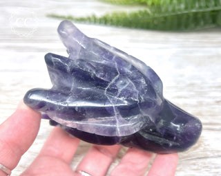 Rainbow Fluorite Dragon Skull #3