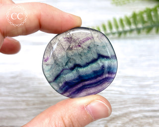 Rainbow Fluorite Palm Stone