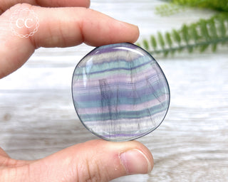 Rainbow Fluorite Palm Stone