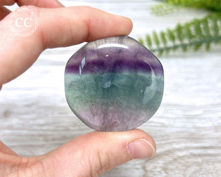 Rainbow Fluorite Palm Stone