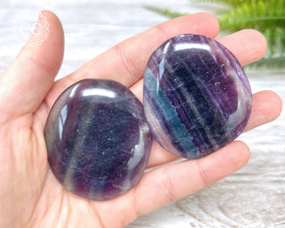 Rainbow Fluorite Palm Stone