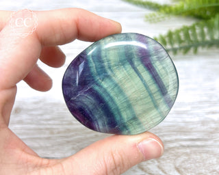 Rainbow Fluorite Palm Stone