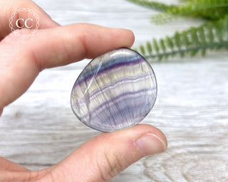 Rainbow Fluorite Palm Stone