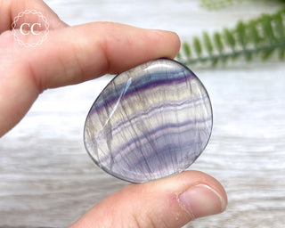 Rainbow Fluorite Palm Stone