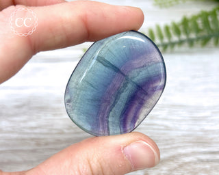 Rainbow Fluorite Palm Stone