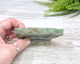 Rainbow Fluorite Slice #4