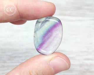 Rainbow Fluorite Tumbled Crystal