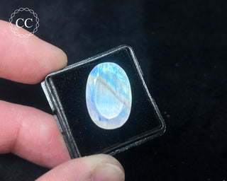 Rainbow Moonstone Faceted Gem #1