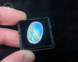Rainbow Moonstone Faceted Gem #1
