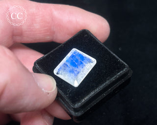 Rainbow Moonstone Faceted Gem #8