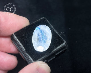 Rainbow Moonstone Faceted Gem #10