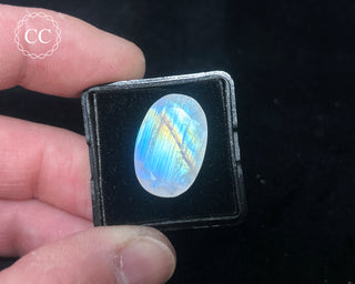 Rainbow Moonstone Faceted Gem #1