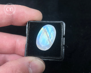 Rainbow Moonstone Faceted Gem #1
