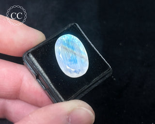 Rainbow Moonstone Faceted Gem #1