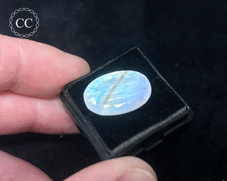 Rainbow Moonstone Faceted Gem #1