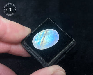 Rainbow Moonstone Faceted Gem #1