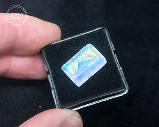 Rainbow Moonstone Faceted Gem #5