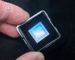 Rainbow Moonstone Faceted Gem #6