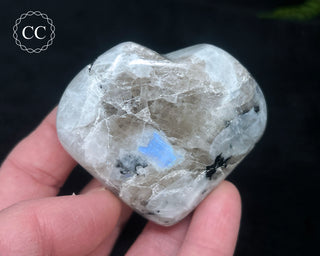 Rainbow Moonstone Heart #2