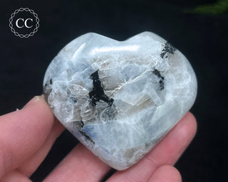 Rainbow Moonstone Heart #2