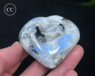 Rainbow Moonstone Heart #2