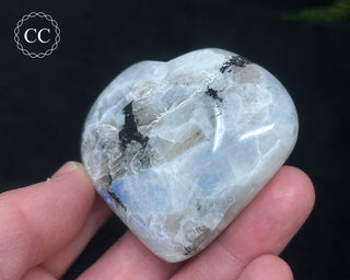 Rainbow Moonstone Heart #2