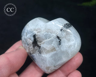 Rainbow Moonstone Heart #2