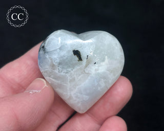Rainbow Moonstone Heart #3