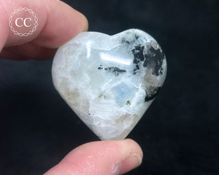 Rainbow Moonstone Heart #3