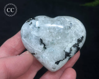 Rainbow Moonstone Heart #1