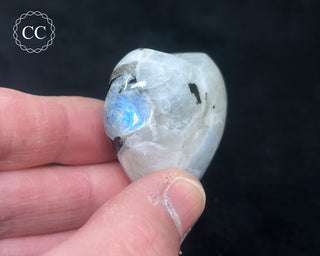 Rainbow Moonstone Heart #3