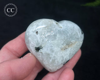 Rainbow Moonstone Heart #1