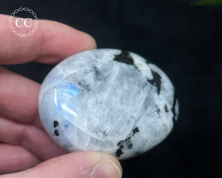 Rainbow Moonstone Chunky Palm Stone #11