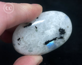 Rainbow Moonstone Chunky Palm Stone #5