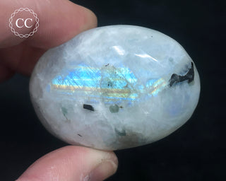 Rainbow Moonstone Chunky Palm Stone #6